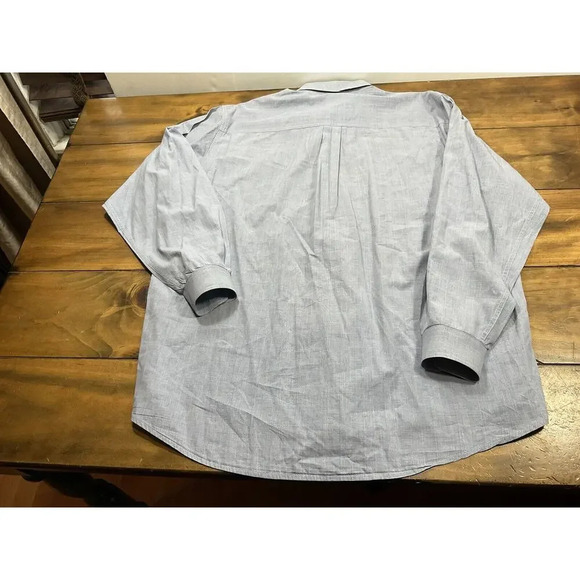 Cinch Men's Gray Plaid Western Cowboy Button Down Long Sleeve Shirt Size Large - Picture 7 of 7